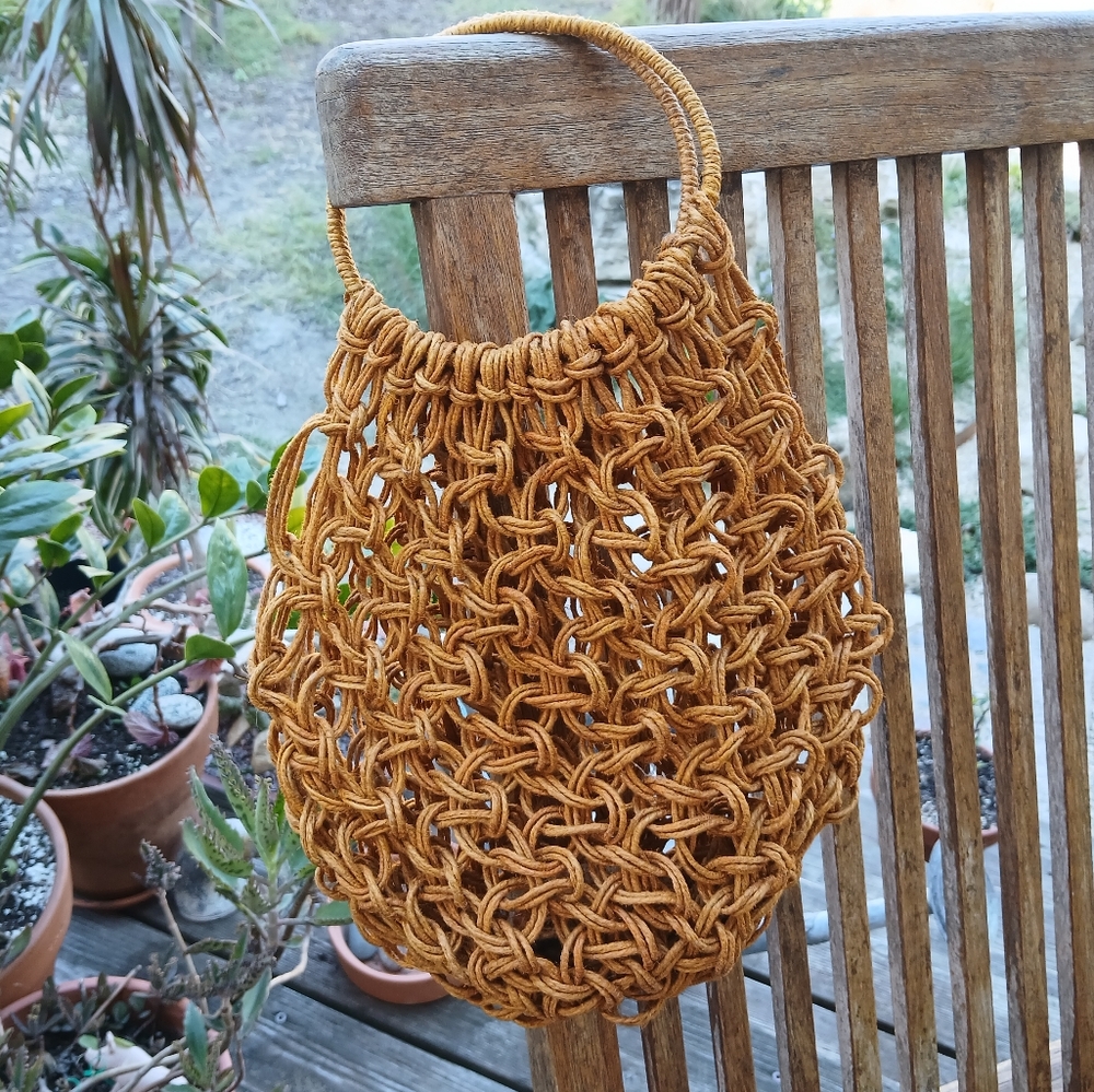 Unique Crochet Vintage Bag